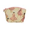 Косметичка BB S размера с рисунком балерины, гобелен, сделано в Японии [Belle Blanche] (бежевый)