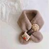Infant Fleece Neck Warmer Children Plush Scarf Cotton Scarf for Winter Outdoor Activity Suitable for Kids 3 to 10 Year