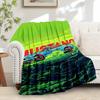 For Mustang,Speed,Artwork-Themed Flannel Blanket, Glam Style, Digital Print, All-Season Comfort, Tear-Resistant, Knitted Craftsmanship, Poly