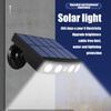 LED Solar Lights Outdoor Motion Sensor Security Lights Solar Wall Lights Spotlights Waterproof Solar Motion Lights for Garden