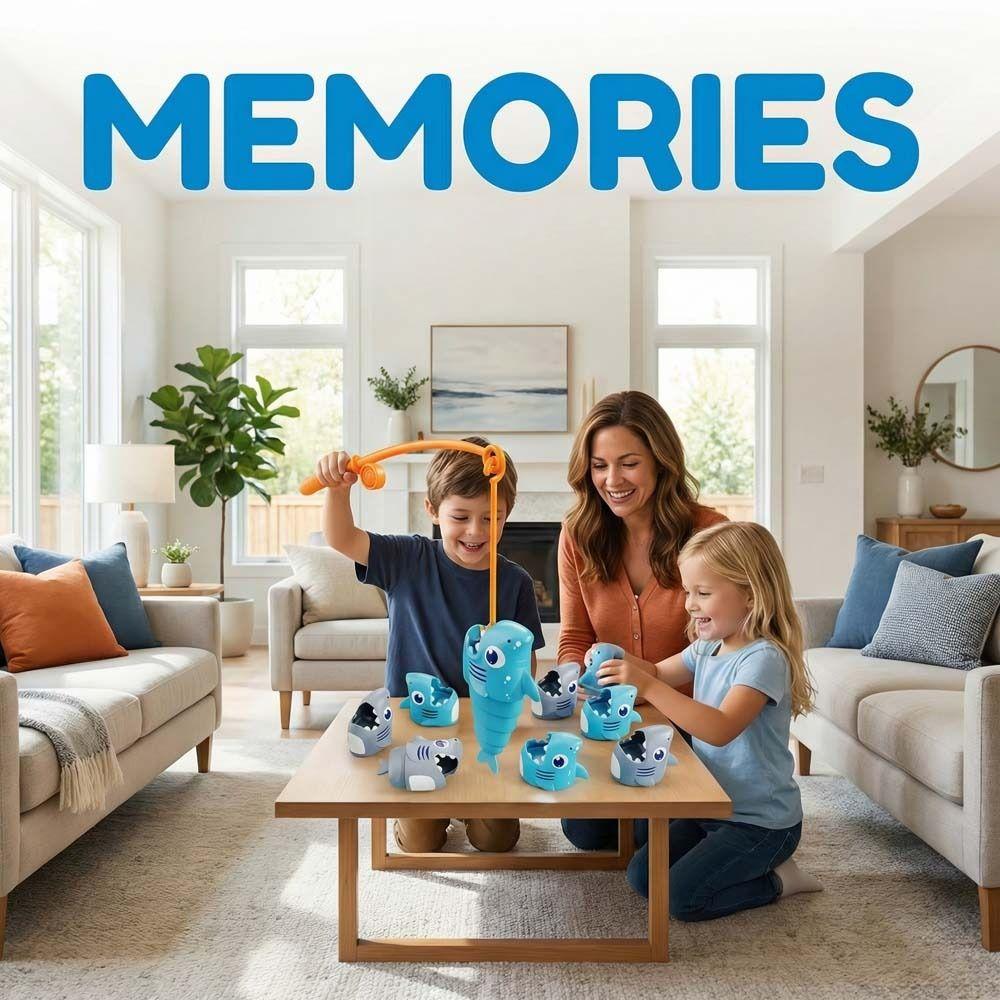 Fishing Rod Electric Fishing Toy Set Fishing Dish Fishing Game Toys  Halloween Birthday Gift