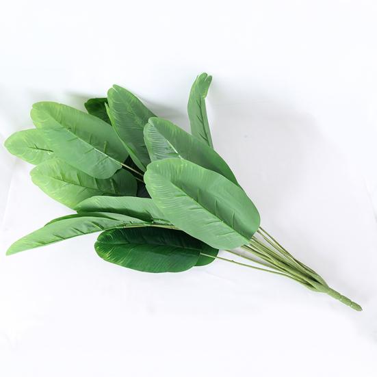 Искусственные цветы Деревья с большими листьями Растения Реалистичный вид Мелкая текстура