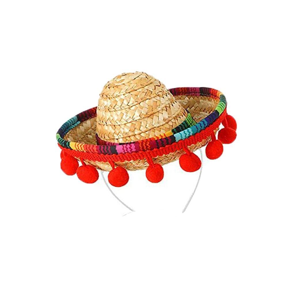 Party Supplies Performance Props Festival Headdress Mexican Hat Sombrero Headbands Hair Hoops