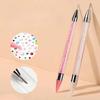 1pc Nail Art Dotting Pen Double End Painting DIY Brush Rhinestone Handle Diamond Picker Manicure Tool Dotting Pen Nail Accessory
