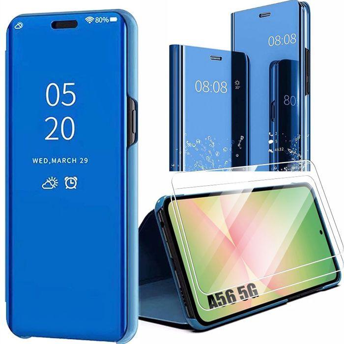 Protective Case - BOOLING - for Samsung Galaxy A56 5G - Mirror Effect - Shockproof - 2 Tempered Glasses