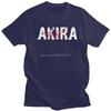 Классическая японская аниме-футболка Neo Tokyo Akira Unisex с коротким рукавом Повседневная футболка Научная фантастика Унисекс Футболки Хлопковая футболка Одежда