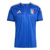adidas Мужская домашняя футболка для футбола Италия 2026, яркий синий, с коротким рукавом, JL6937