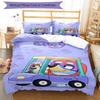 3pcs Bluey Bedding Set Duvet Cover Closure Includes 1 Duvet Cover & 2 Pillowcases, Soft and Comfortable for All Seasons.