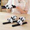 Cartoon Panda Bracelet Plush Cute Panda Doll Schoolbag Pendant Accessories Treasure Puppet Circle