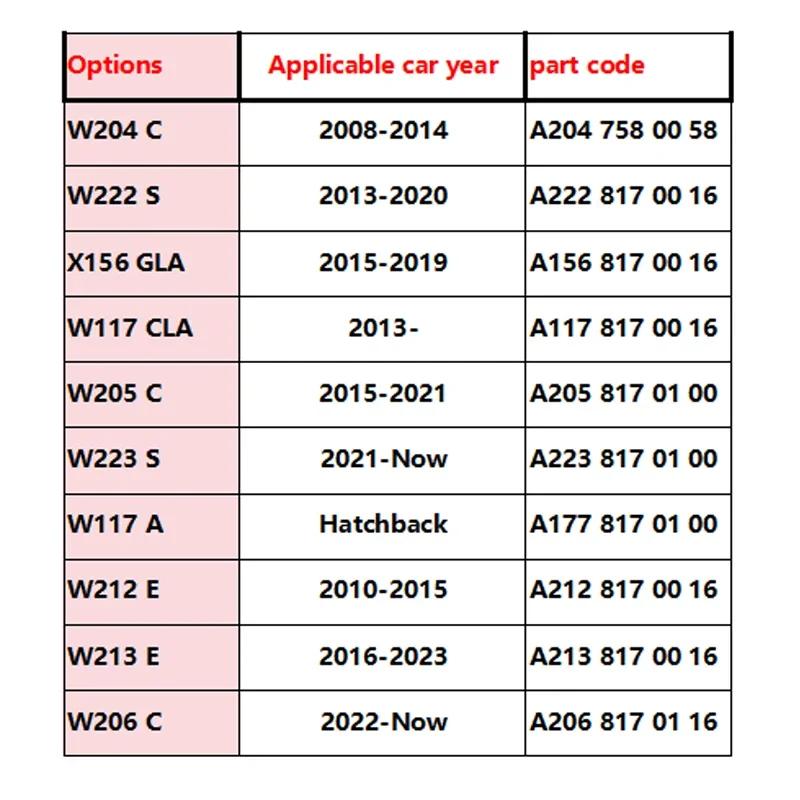 3D ABS Логотип задней звезды Mercedes-Benz Эмблема багажника автомобиля Для W203 W204 W205 W212 W213 X253 X156 W166 W167 W176 W177 W223 W223 W117