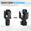 Car Multifunctional Drink Cup Base with Adjustable Cup Holder Upgraded Extendable Car Cup Holder