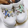 New Fit Hole Shoes Decoration DIY Symphony Butterfly Sun Pearl Set Shoe Buckle Accessories Shoe Flower