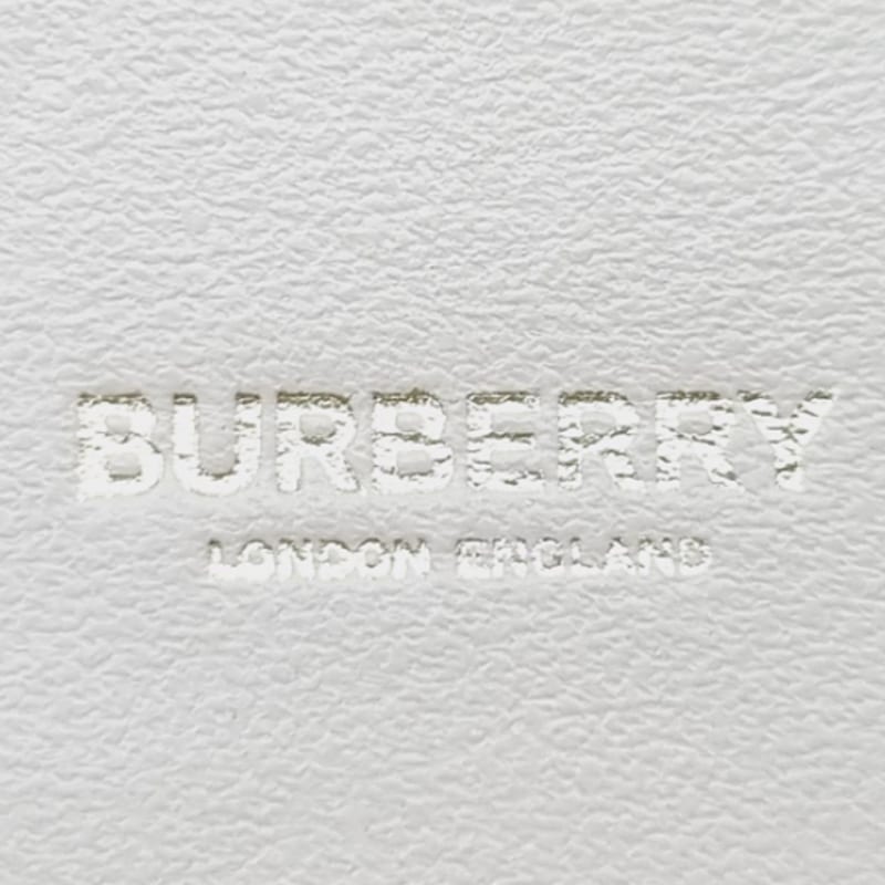 Burberry Canvas With Leather Envelope Bag One Shoulder Crossbody Clutch Women's Light Beige 80731571