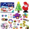 24 Days Christmas Countdown Calendar Bubble Sensory Toy Set with Box Accessories
