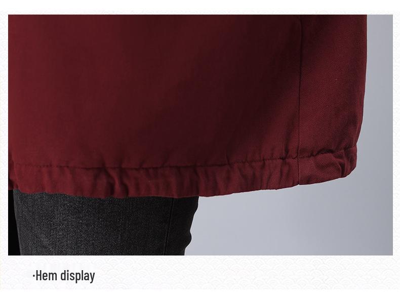 Women's 2024 Winter Fleece-Lined Thick Cotton Parka - Korean Style, Loose Fit for Mid-Aged Moms