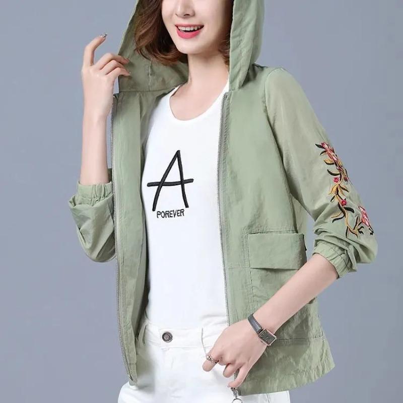 Летняя женская защита от солнца УФ дышащая одежда для защиты от солнца куртка женская свободная тонкая короткая куртка