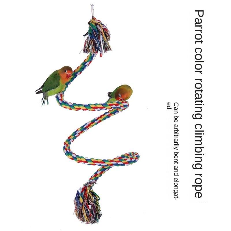Игрушки для попугаев, веревки для лазания попугаев, игрушки для птиц, качели, принадлежности и посуда для птиц.