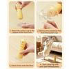 Suction Cup Base Butterfly Electric Cat Teaser 360° Rotation Launching Stick Toy  Kitten Training