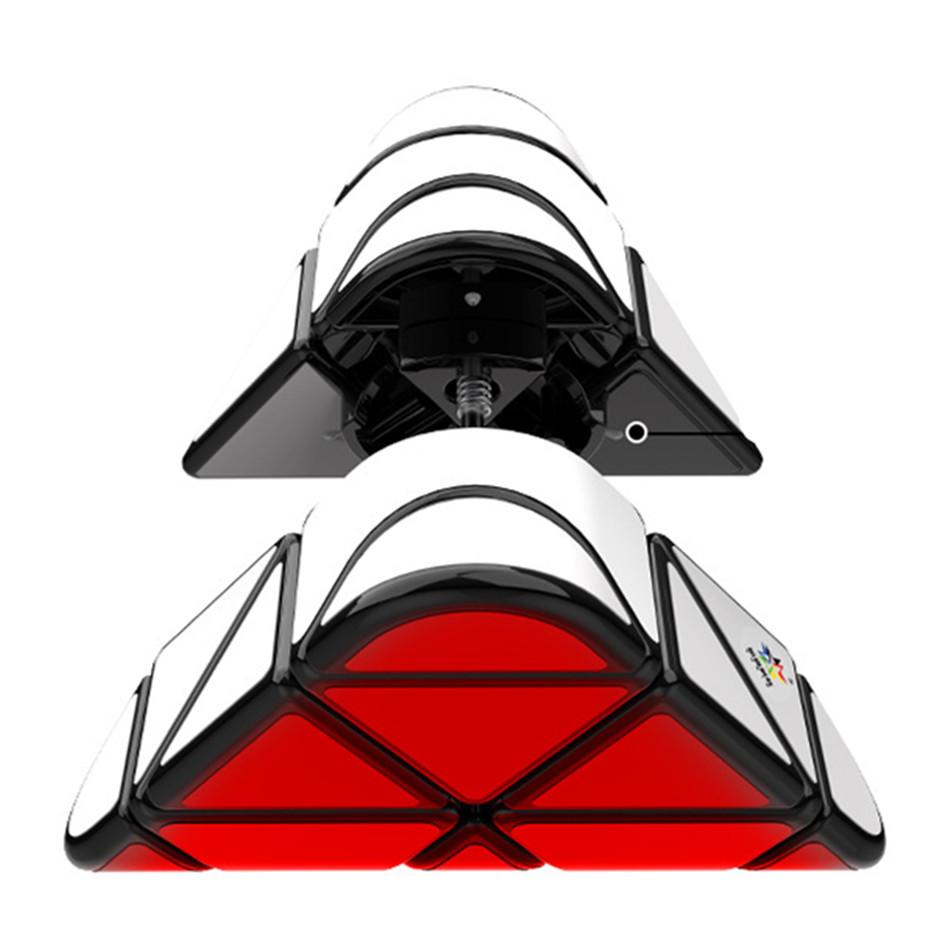 Yuxin Black Kylin круглый угол 3x3x3 пирамида Cubo Magico развивающая игрушка-головоломка для детей подарок 3x3 Magic Cube