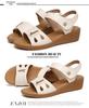 Women's 2025 Versatile Fashion Wedge Sandals: Non-Slip Soft Sole for Summer Style