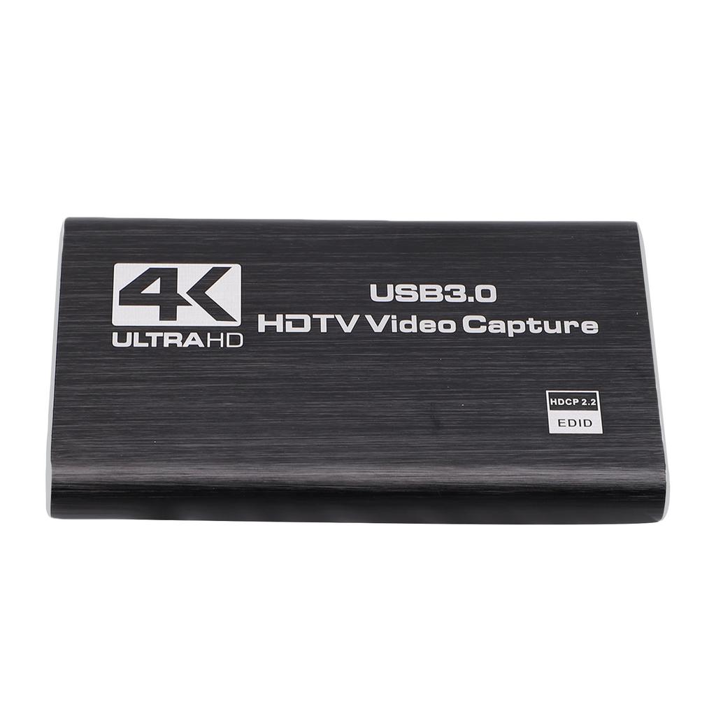 Карта захвата видео 4K, HDMI на USB 3.0, карта захвата игр с выходом Loop Out, 1080P 60FPS, вход для микрофона 3,5 мм
