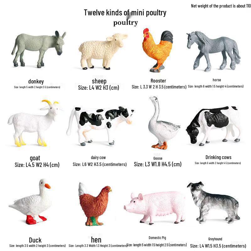 Набор фигурок диких животных: Ягуар, Гепард, Африканский Леопард для Детей