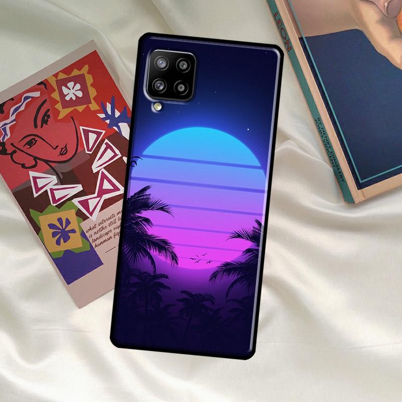 Синтвейв Ретро 80-е Неоновый Чехол Для Samsung Galaxy A52 A32 A12 A33 A06 A16 A26 A36 A56 A15 A53 A13 A34 A54 A14 A35 A55
