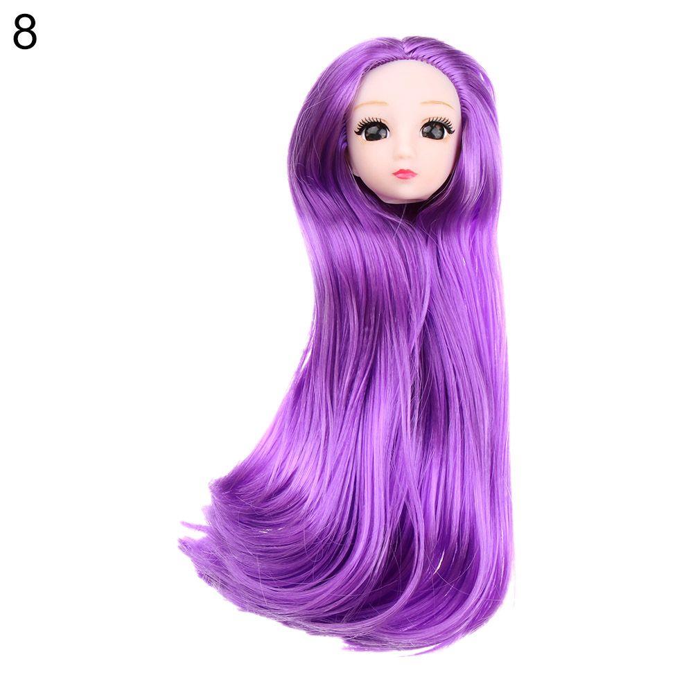 Игрушки Длинные прически 1/6 BJD Кукольная голова DIY Головной убор 30 Кукольные суставы Древние Кукольные аксессуары