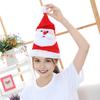 Электрическая поющая танцующая шапка Санты с мигающими огнями Рождественская шапка из плюша и бархата для вечеринки