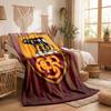 Флисовое одеяло на тему AS Roma Уютное мягкое плюшевое одеяло для спальни дивана путешествий