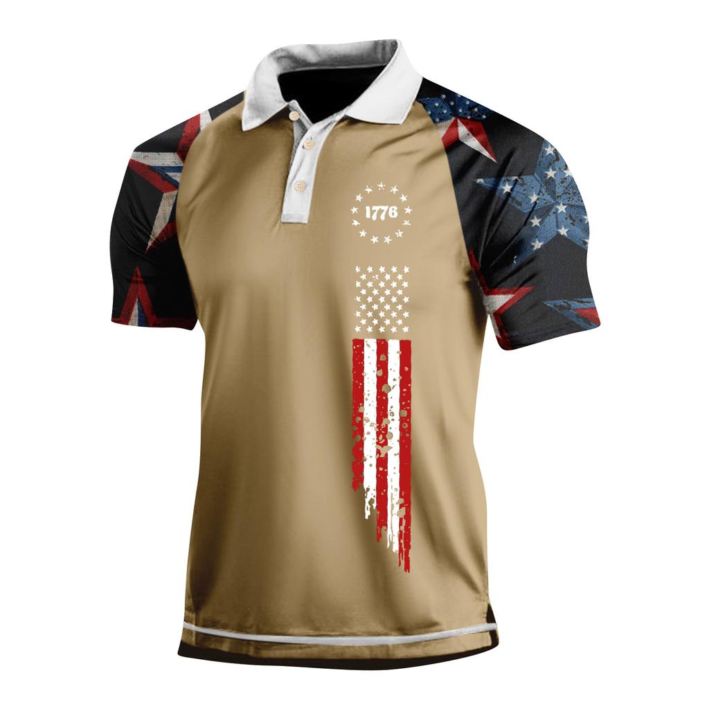 Мужская летняя дышащая рубашка с короткими рукавами и культурой отдыха