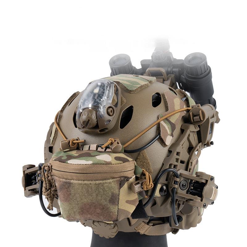 Tactical Helmet Storage Pouch Portable Night Vision Battery Holder Counterweight Bag for Wargame Training