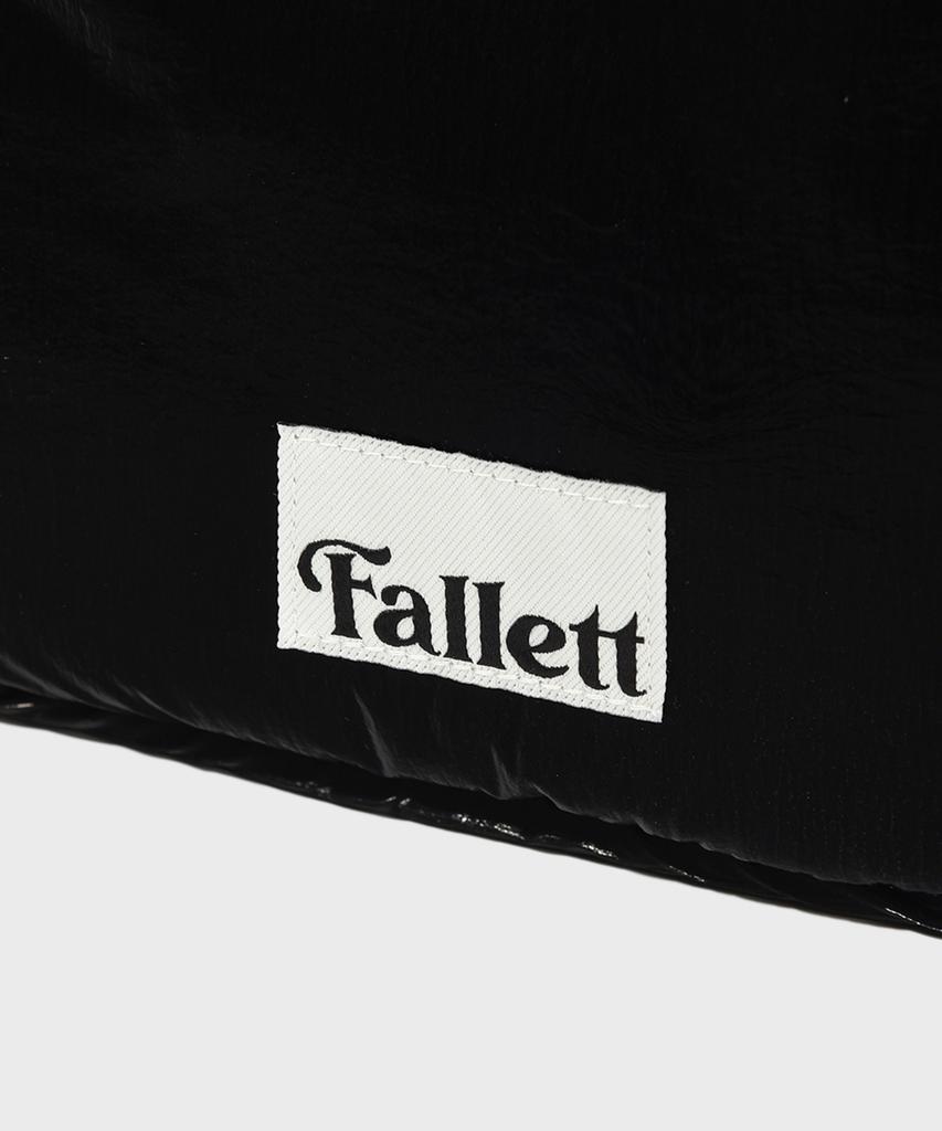 Fallett [24Осень/Зима] Двусторонняя мини-сумка с наполнителем Черная