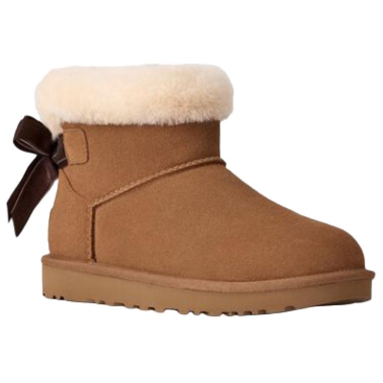 UGG Классические угги Bailey из овчины, теплые, универсальные, повседневные, зимние сапоги, женские, каштановые 1178790-CHE
