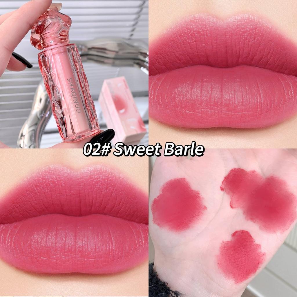 SHAQINUO Хлопковый матовый вельветовый мусс для губ