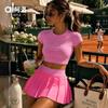 Al Classic Crew Neck Sports Set Tennis Badminton Yoga Pilates Fitness Unisex Windcheater