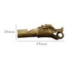 Handmade Brass Dragon Head Whistle Car Keys Chains Pendantsoutdoor Survival Tool