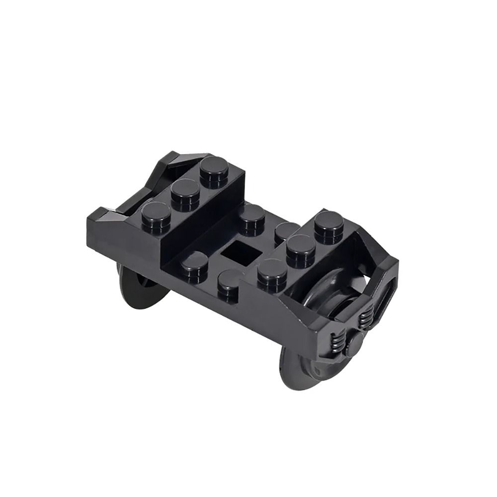 1 шт MOC City Train Base Собранные колеса Кирпичи Новые вагоны Строительные блоки для детей