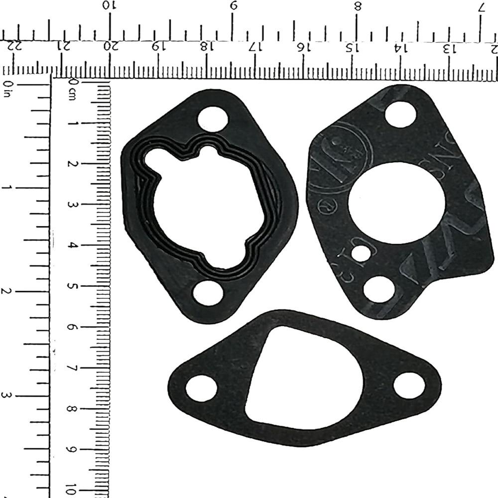1set Black Carburetor Gaskets Non Asbestos Engine Car Assessories Parts Generator  For Car