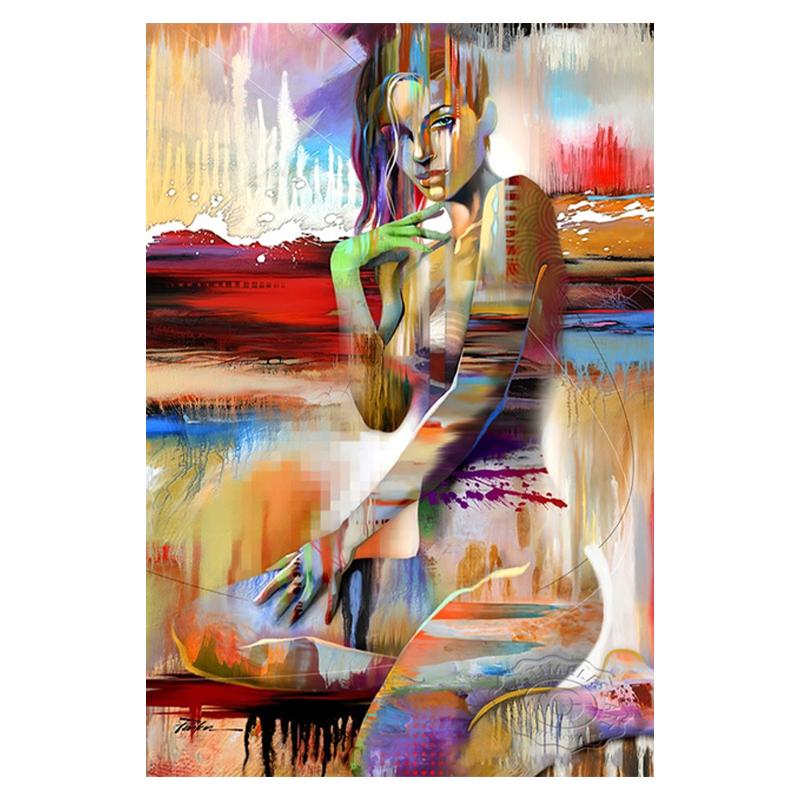 Минималистичный абстрактный сексуальный обнаженный рисунок, женский холст, живопись, постеры, настенные картины, принты для дома, Декор в гостиную