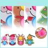 Прекрасная двусторонняя рождественская сенсорная игрушка-антистресс Pop It для снятия стресса и развлечения