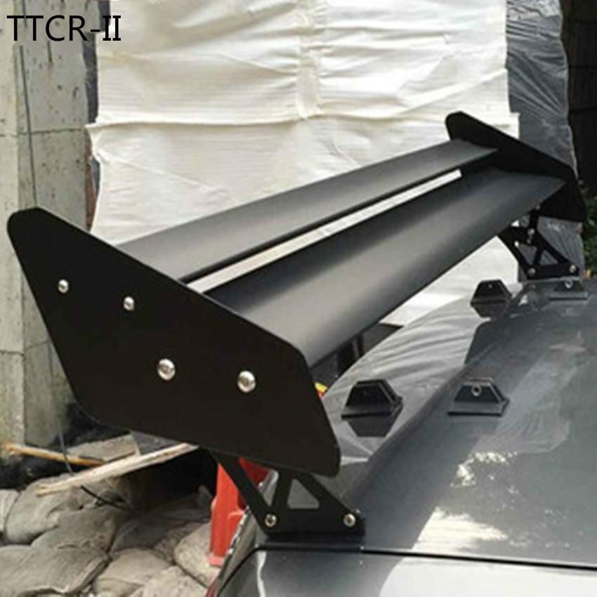 High Quality 135cm Universal Auto Spoilers and Wings GT Truck Racing Lightweight Aluminum Rear Wing Spoiler Rear Trunk
