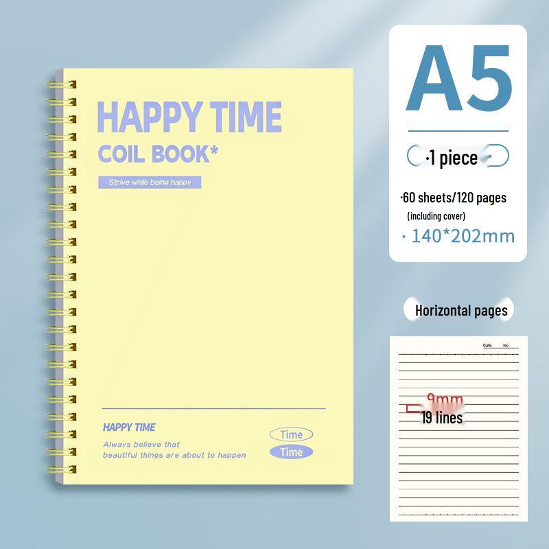 Цветной B5 блокнот на спирали: Высококачественный журнал формата А5 для учебы, записей и ведения дневника - Идеально подходит для студентов.
