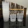 100 Pieces Pp Plastic Cup Cosmetic Scale Multi-Specification Dilution Cup Cup with Plastic Measuring Spot 30ml Transparent Packing