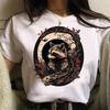 Racoon top women designer streetwear t shirt girl y2k 2000s clothing
