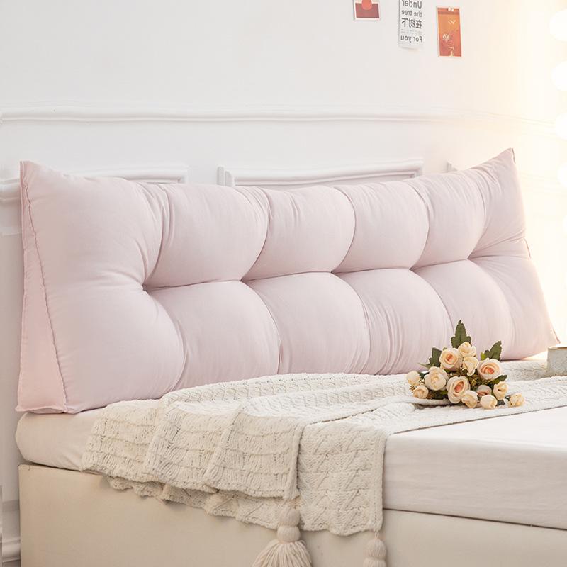 Bedside cushion home anti-collision triangle pillow bedroom bed double large backrest sofa waist soft bag