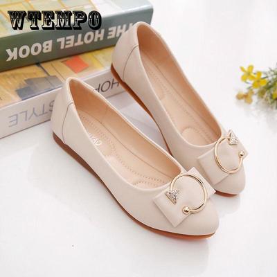 Женские туфли на плоской подошве, универсальные, нескользящие, удобные, нескользящие, на плоской подошве с неглубоким горлышком, мягкие и легкие