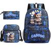 School Bag 2025 Printed Student Trend Backpack Shoulder Pencil Bag 3-piece Set