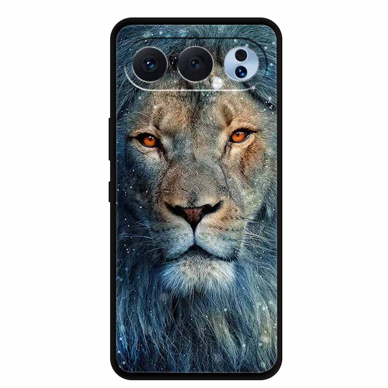 Case For Honor 500 Pro 5G Animals Lion Soft Black Silicone TPU Phone Case For Honor 500 Pro Shell 6.55" Protection Bumper Fundas