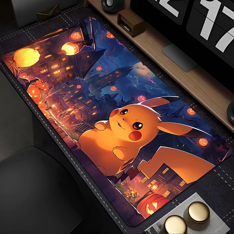 Mouse Pad Pokemon Pikachu Gamer Computer Desk Mat Modern Table Keyboard Laptop Carpet Big Gaming Designed specifically Mousepad